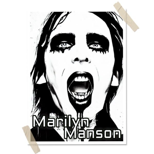 Marilyn Manson Posters decorativos, Posters Música, Historia Nuestra