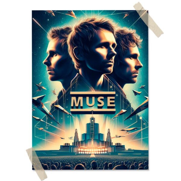 Muse Posters decorativos, Posters Música, Historia Nuestra