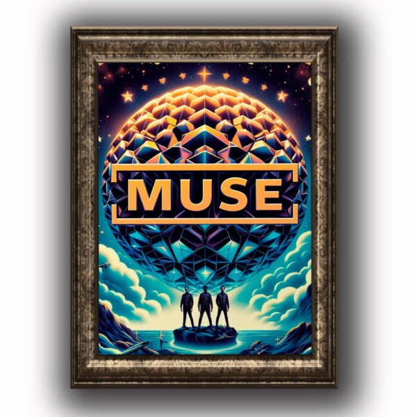 Muse Posters decorativos, Posters Música, Historia Nuestra