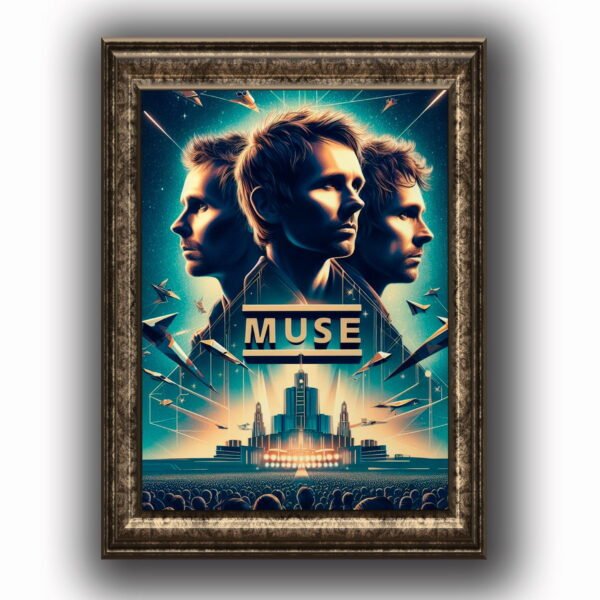 Muse Posters decorativos, Posters Música, Historia Nuestra