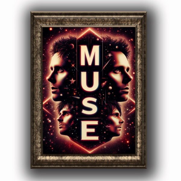 Muse Posters decorativos, Posters Música, Historia Nuestra