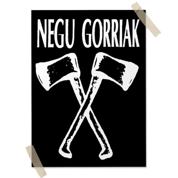 Negu Gorriak Posters decorativos, Posters Música, Historia Nuestra