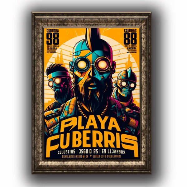 Playa cuberris Posters decorativos, Posters Música, Historia Nuestra