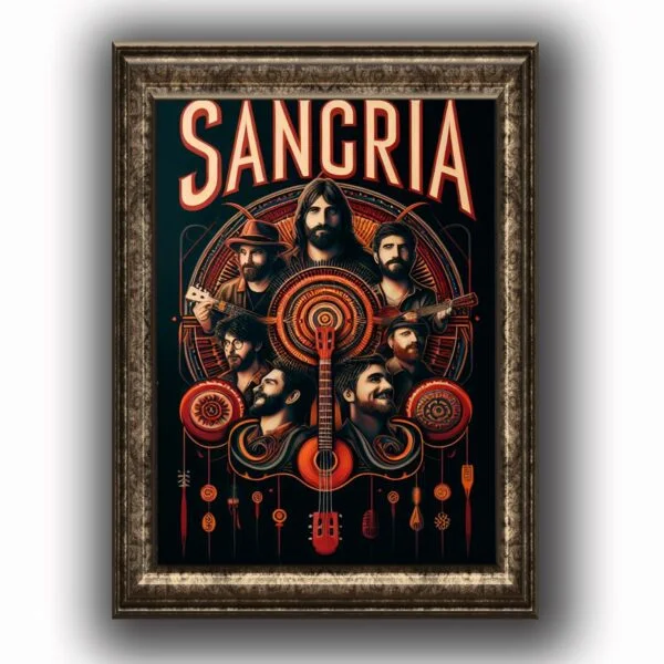 Sangria Posters decorativos, Posters Música, Historia Nuestra