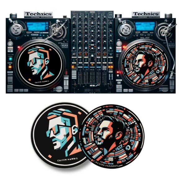 DJ Calvin Harris 4 Slipmats para Djing, Slipmats, Historia Nuestra