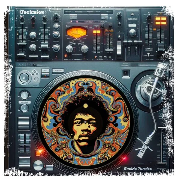 Jimi hendrix 4 Slipmats para Djing, Slipmats, Historia Nuestra