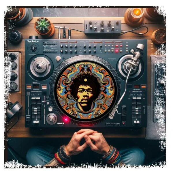 Jimi hendrix 4 Slipmats para Djing, Slipmats, Historia Nuestra