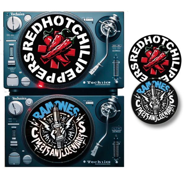 Red hot chili pepers Slipmats para Djing, Slipmats, Historia Nuestra