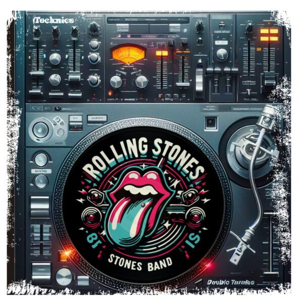 Rolling stones  Slipmats para Djing, Slipmats, Historia Nuestra