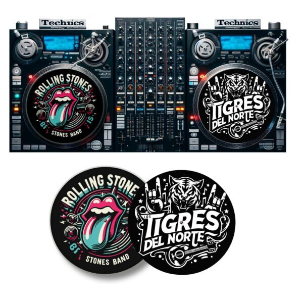 Rolling stones  Slipmats para Djing, Slipmats, Historia Nuestra