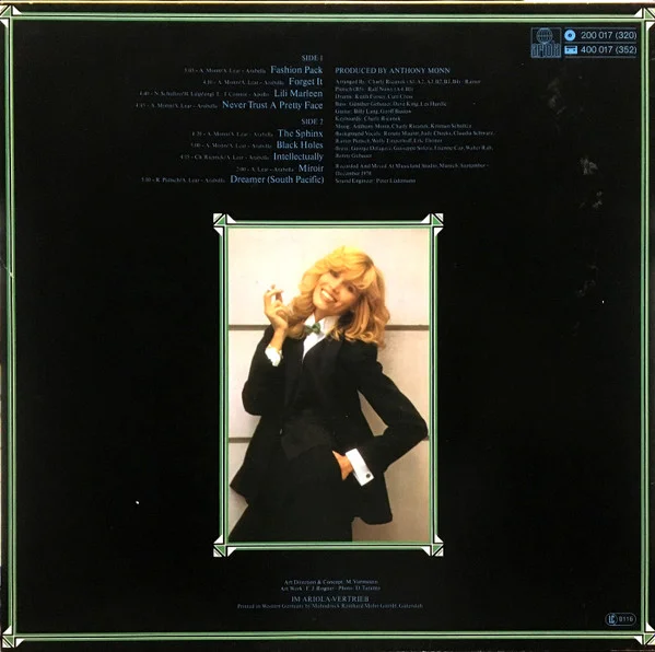 Amanda Lear Never Trust A Pretty Face-LP, Vinilos, Historia Nuestra