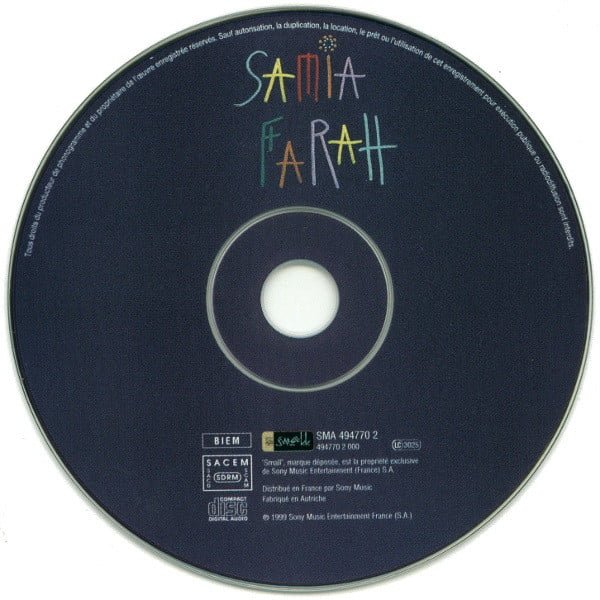 Samia Farah Samia Farah-CD, CDs, Historia Nuestra