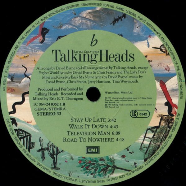 Talking Heads Little Creatures-LP, Vinilos, Historia Nuestra