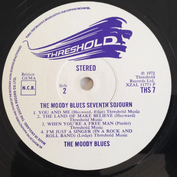 The Moody Blues Seventh Sojourn-LP, Vinilos, Historia Nuestra