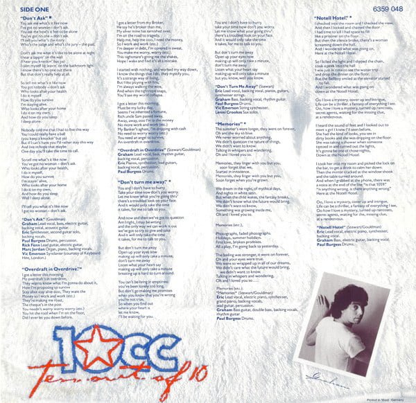 10cc Ten Out Of 10 LP, Vinilos, Historia Nuestra