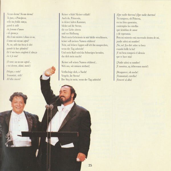 Tibor Rudas presents Carreras* - Domingo* - Pavarotti* With Mehta* The 3 Tenors In Concert 1994-CD, CDs, Historia Nuestra