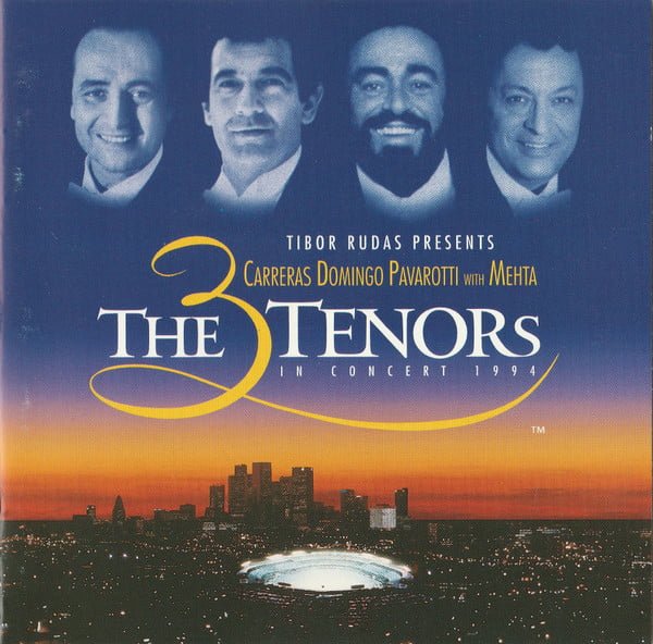 Tibor Rudas presents Carreras* - Domingo* - Pavarotti* With Mehta* The 3 Tenors In Concert 1994-CD, CDs, Historia Nuestra