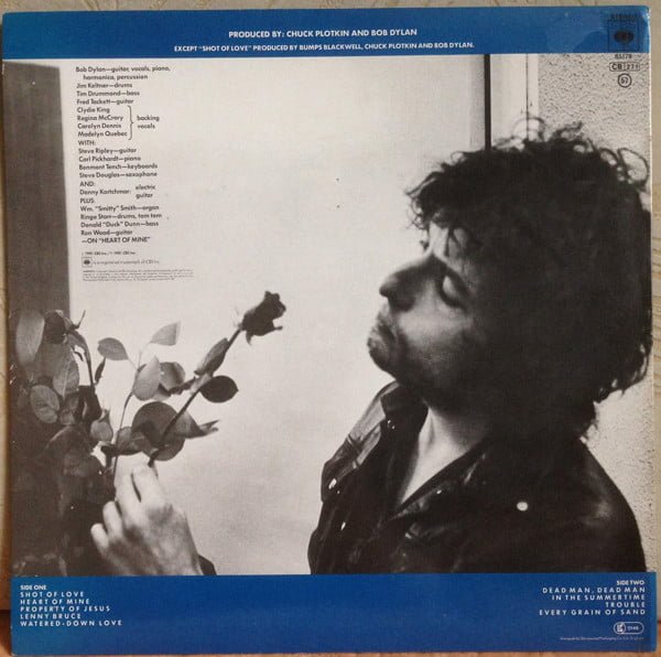 Bob Dylan Shot Of Love LP, Vinilos, Historia Nuestra