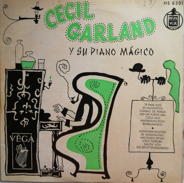 Cecil Garland Cecil Garland Y Su Piano Magico 10 inch, Vinilos, Historia Nuestra