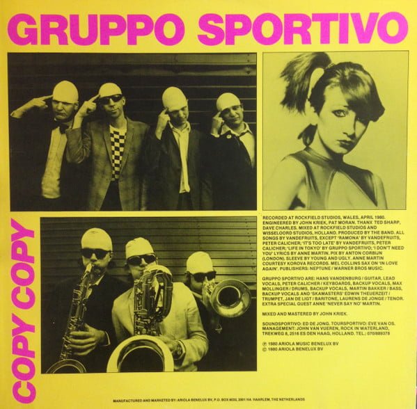 Gruppo Sportivo Copy Copy-LP, Vinilos, Historia Nuestra