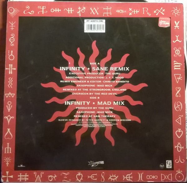 Guru Josh Infinity (The Remix) 12 inch, Vinilos, Historia Nuestra