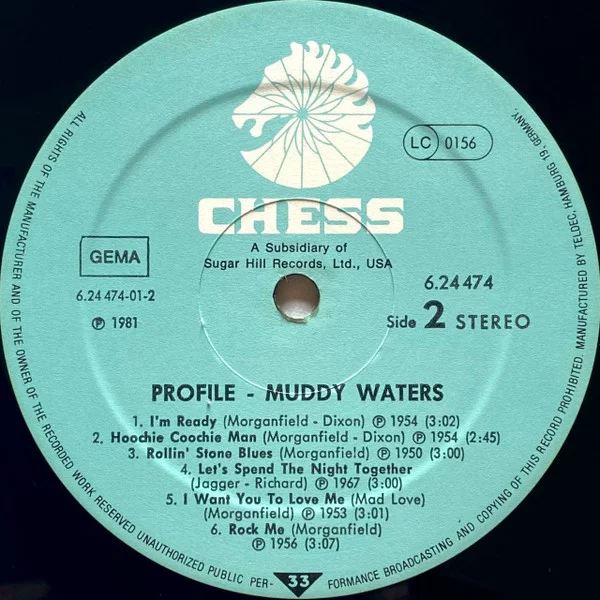 Muddy Waters Profile LP, Vinilos, Historia Nuestra