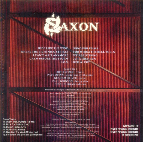 Saxon The Complete Albums 1979-1988-Box, Vinilos, Historia Nuestra