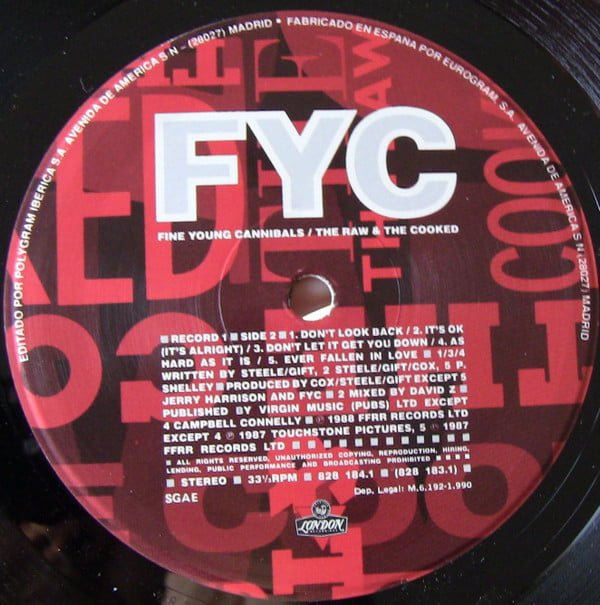 Fine Young Cannibals The Raw & The Cooked-2xLP, Vinilos, Historia Nuestra