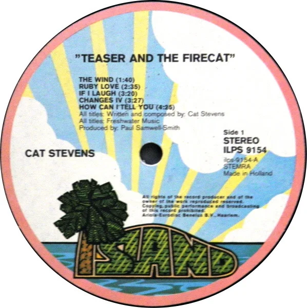 Cat Stevens Teaser And The Firecat-LP, Vinilos, Historia Nuestra