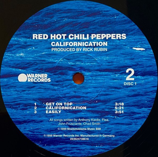 Red Hot Chili Peppers Californication-2xLP, Vinilos, Historia Nuestra