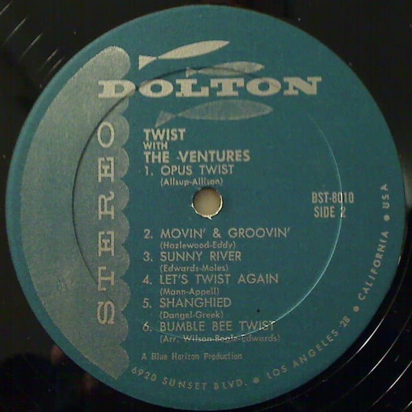 The Ventures Twist With The Ventures-LP, Vinilos, Historia Nuestra