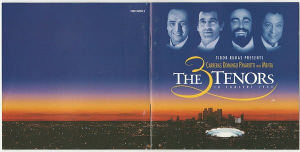 Tibor Rudas presents Carreras* - Domingo* - Pavarotti* With Mehta* The 3 Tenors In Concert 1994-CD, CDs, Historia Nuestra