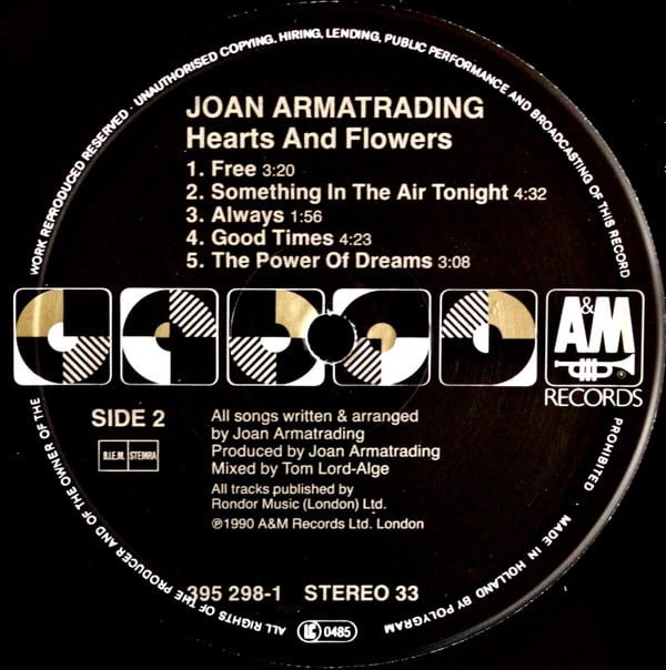 Joan Armatrading Hearts And Flowers-LP, Vinilos, Historia Nuestra