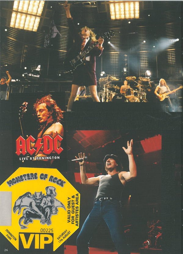 ACDC, Backtracks-CD, CDs, Historia Nuestra