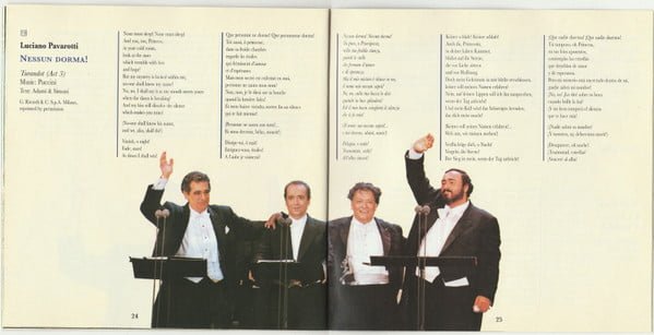 Tibor Rudas presents Carreras* - Domingo* - Pavarotti* With Mehta* The 3 Tenors In Concert 1994-CD, CDs, Historia Nuestra