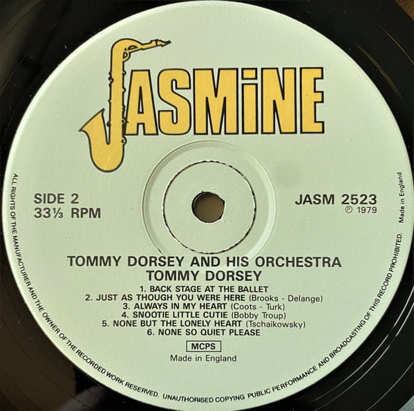 Tommy Dorsey And His Orchestra Featuring Frank Sinatra, Jo Stafford, Connie Haines, The Pied Pipers, Ziggy Elman, Buddy Rich Tommy Dorsey And His Orchestra Live At The Meadowbrook February 11, 1941 & August 18, 1942-LP, Vinilos, Historia Nuestra