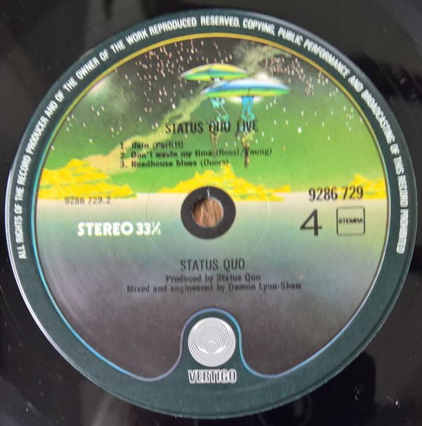 Status Quo Live-2xLP, Vinilos, Historia Nuestra