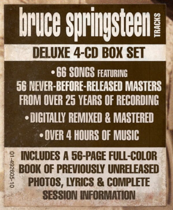 Bruce Springsteen, Tracks-CD, CDs, Historia Nuestra