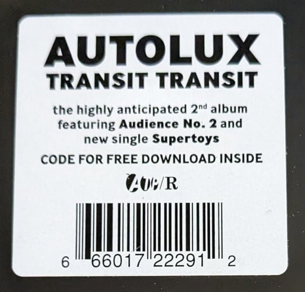 Autolux, Transit Transit-LP, Vinilos, Historia Nuestra