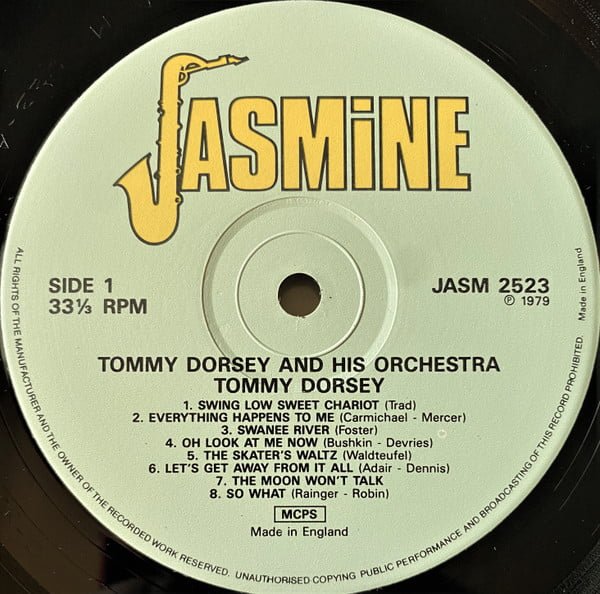 Tommy Dorsey And His Orchestra Featuring Frank Sinatra, Jo Stafford, Connie Haines, The Pied Pipers, Ziggy Elman, Buddy Rich Tommy Dorsey And His Orchestra Live At The Meadowbrook February 11, 1941 & August 18, 1942-LP, Vinilos, Historia Nuestra