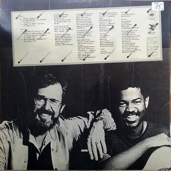 Bob James & Earl Klugh One On One LP, Vinilos, Historia Nuestra