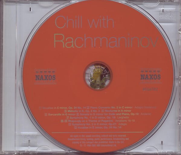 Rachmaninov* Chill With Rachmaninov-CD, CDs, Historia Nuestra