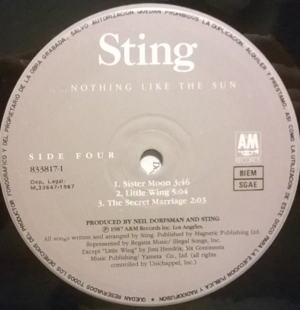 Sting ...Nothing Like The Sun-2xLP, Vinilos, Historia Nuestra