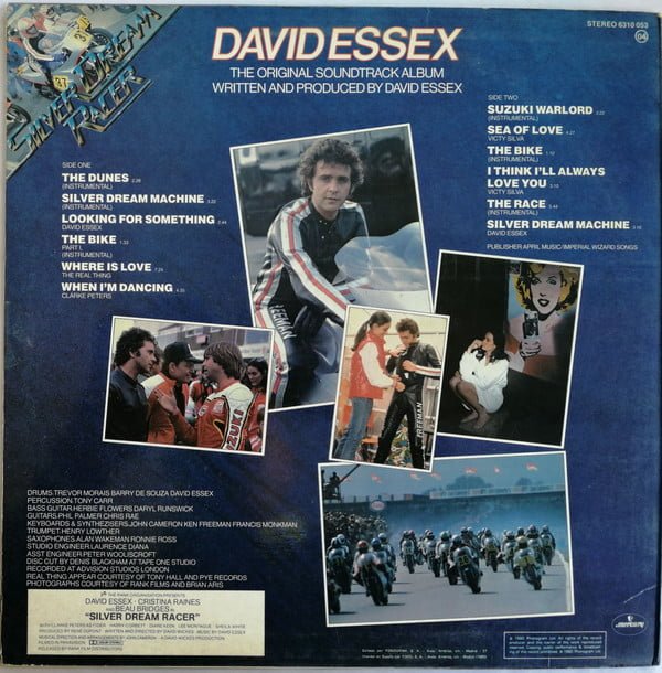 David Essex Silver Dream Racer LP, Vinilos, Historia Nuestra