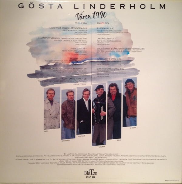 Gösta Linderholm Våren 1990 LP, Vinilos, Historia Nuestra