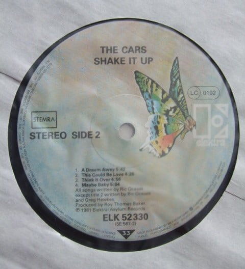 The Cars Shake It Up Vinyl, LP, Vinilos, Historia Nuestra