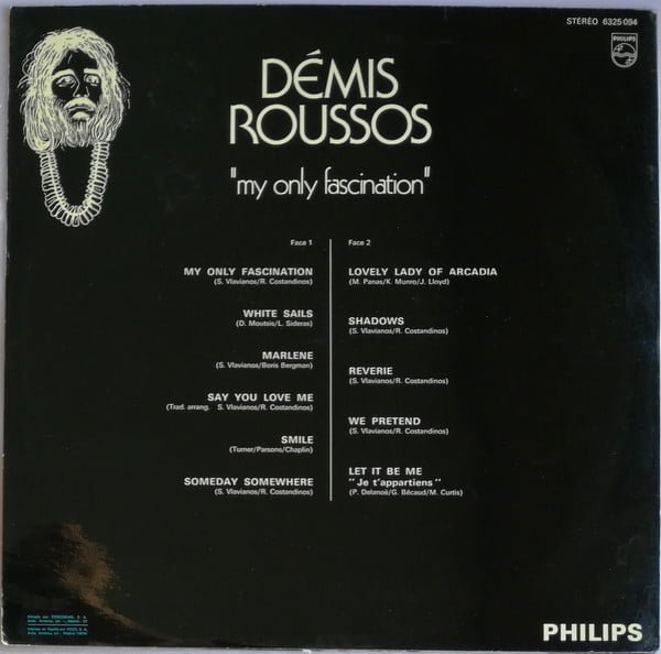 Démis Roussos* My Only Fascination LP, Vinilos, Historia Nuestra