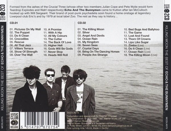 Echo & The Bunnymen Killing Moon (The Best Of Echo & The Bunnymen) CD, Compilation, CDs, Historia Nuestra