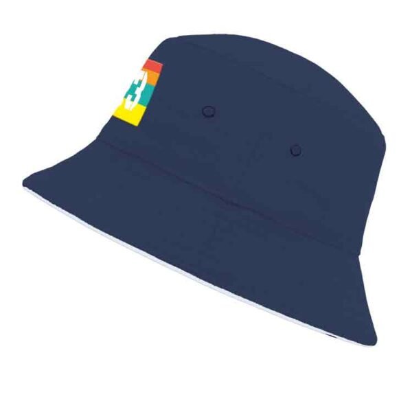 23  Sombrero de pescador con ribete de color, Gorras y Gorros, Historia Nuestra
