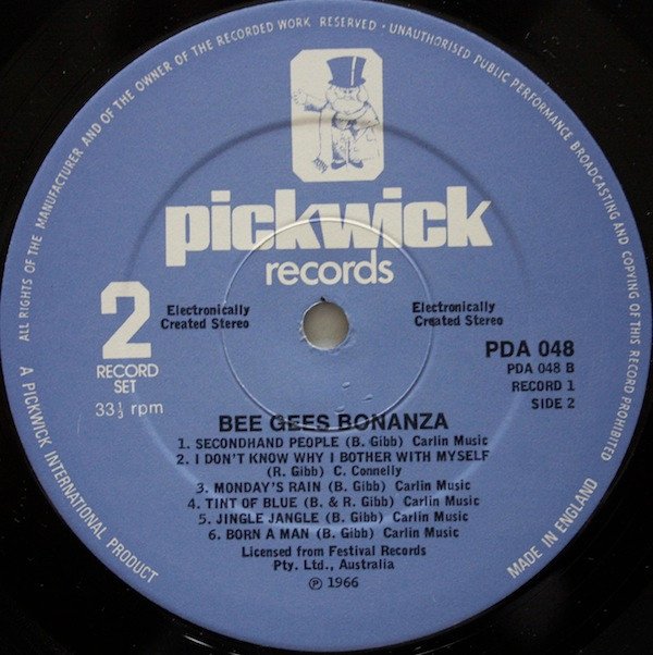 Bee Gees The Bee Gees Bonanza - The Early Days LP, Vinilos, Historia Nuestra